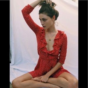 Realisation Par Alexandra Dress in Red Star NWT